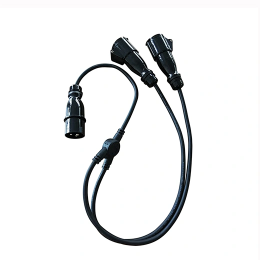 CEE16A 1-to-2 Y Shape Power Cable EU Plug for Australia Europe